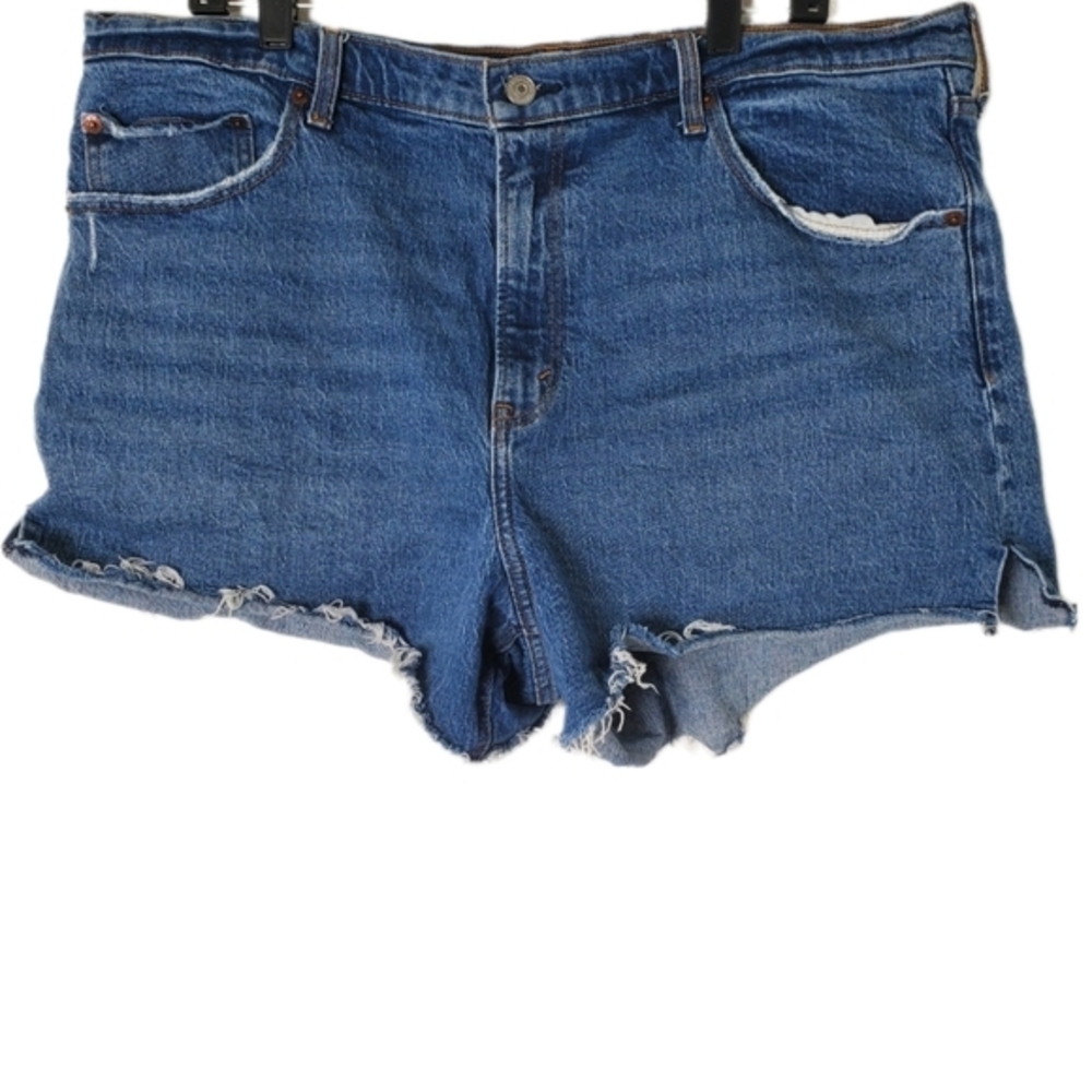 Abercrombie &‎ Fitch Women's High Rise 4" Mom Shorts Jorts
